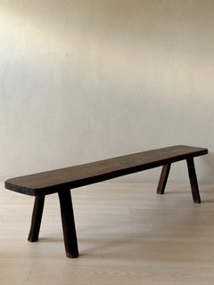 Banc brutaliste d'Aranjou, France, c. années 1960