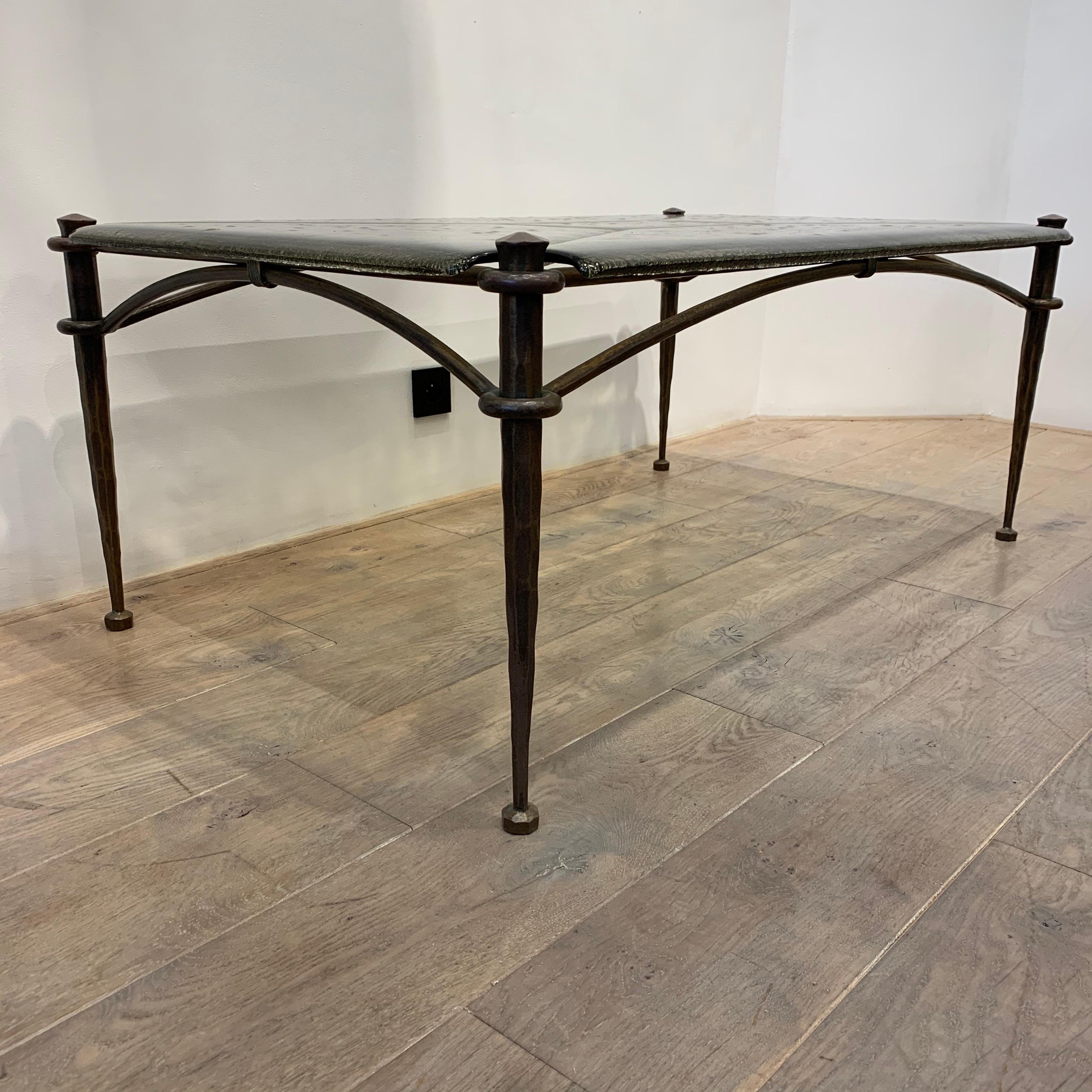 Brutalist Coffee Table by Lothar Klute, 1970s In Good Condition In Brussels, BE