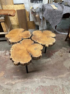 A brutalist coffee table