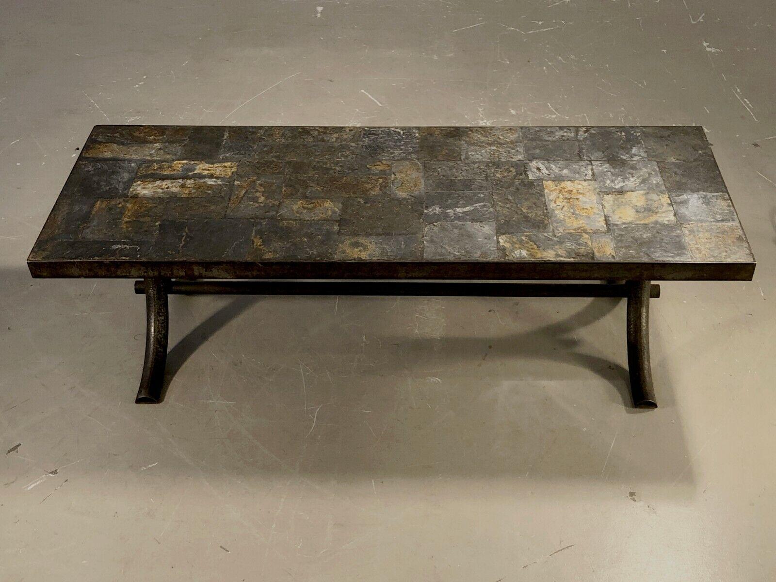 Brutalist A BRUTALIST RUSTIC-POST-MODERN SEVENTIES COFFEE TABLE, France 1960-1970 For Sale