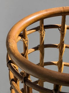 A BRUTALIST MODERNIST Basket in the Style of AUDOUX-MINNET, France 1950