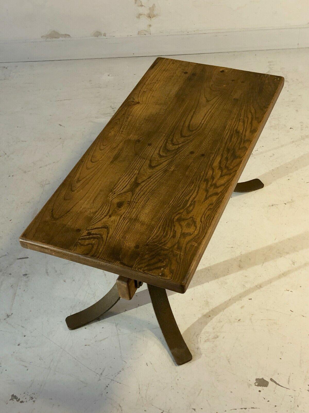 Late 20th Century A BRUTALIST RUSTIC-MODERN Side or COFFFEE TABLE, France 1970 For Sale