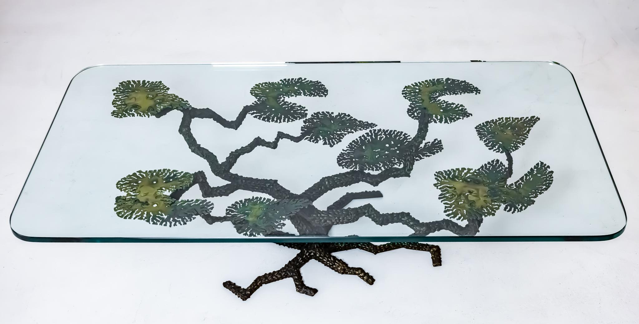 Late 20th Century Brutalist Style Tree Form Cocktail Table