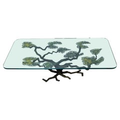 Brutalist Style Tree Form Cocktail Table