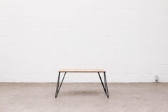 A. Bueno Mategot Style Rattan Topped Side Table