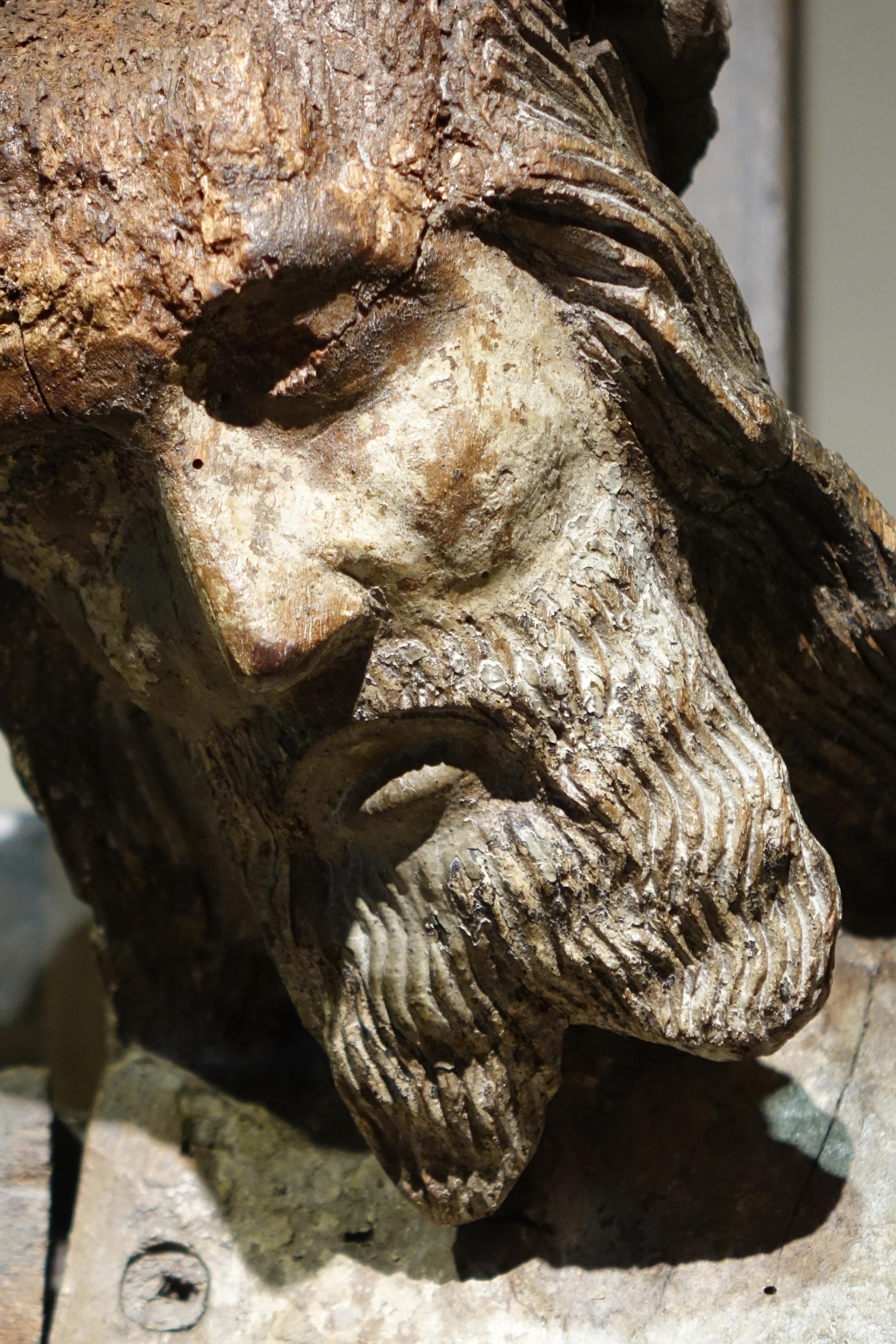 Un Cristo di Borgogna, XV secolo In condizioni deteriorate in vendita a PARIS, FR