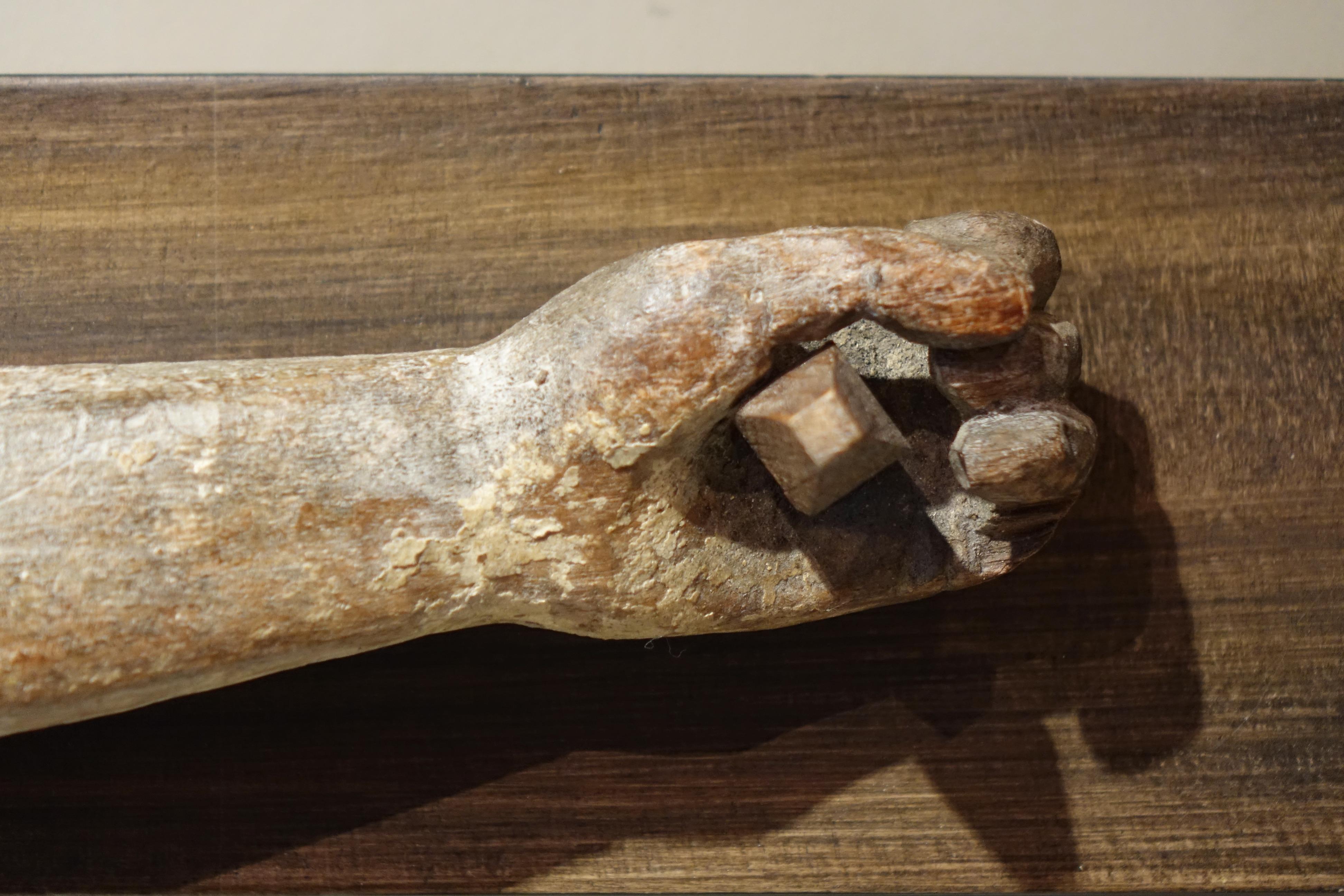 Legno Un Cristo di Borgogna, XV secolo in vendita