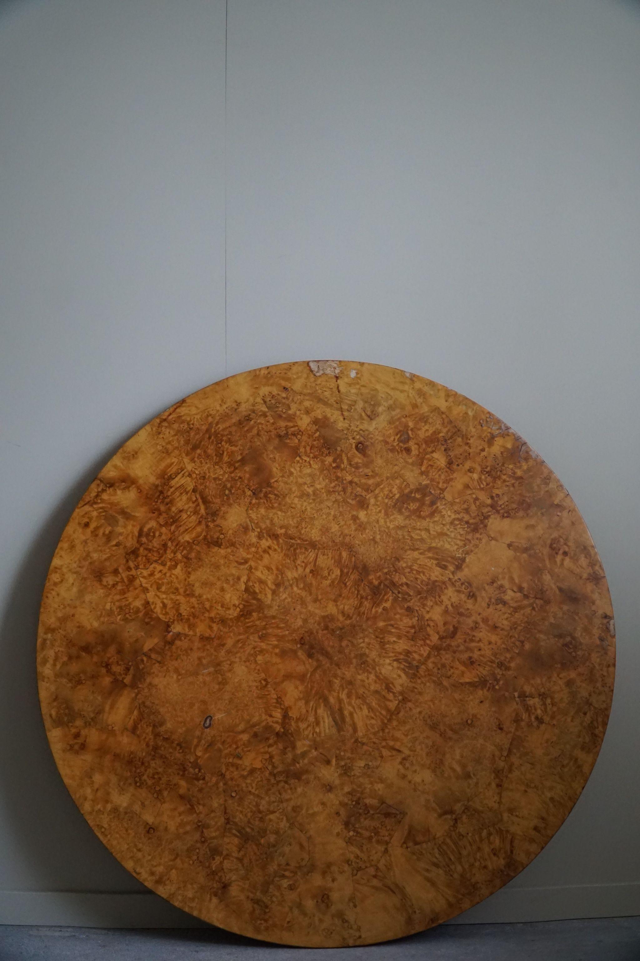 A Burl Table by eliaselias x Ole Victor, Ceramic & Birch, Danish Design, 2023 For Sale 11