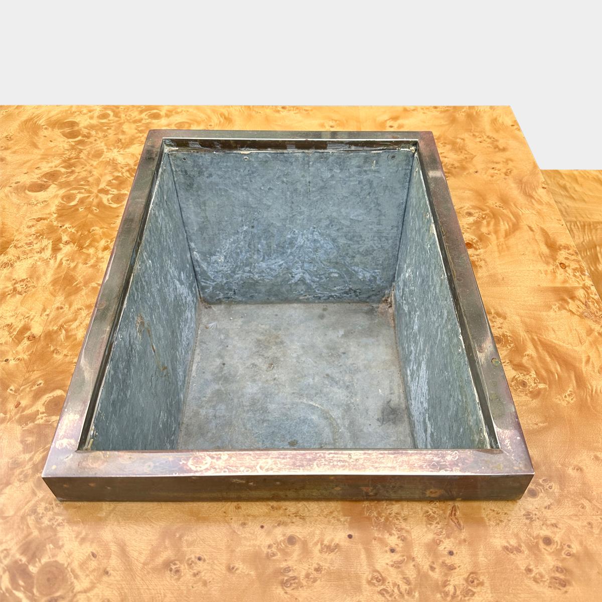 Fin du 20e siècle Table à cocktail seau à glace en orme A Burr par J C Mahey pour Roche Bobois en vente
