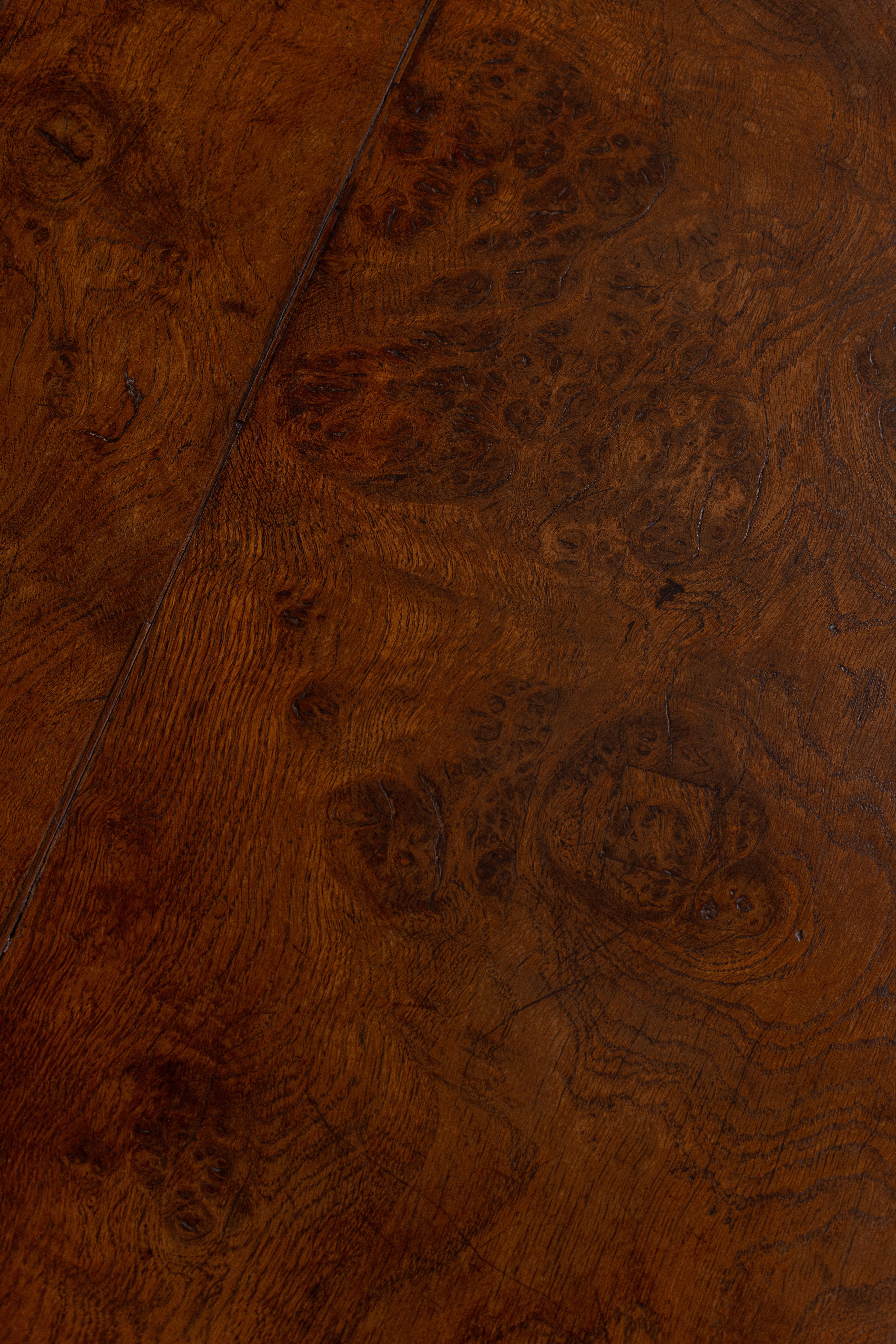 A Burr Elm Tilt Top Table For Sale 1