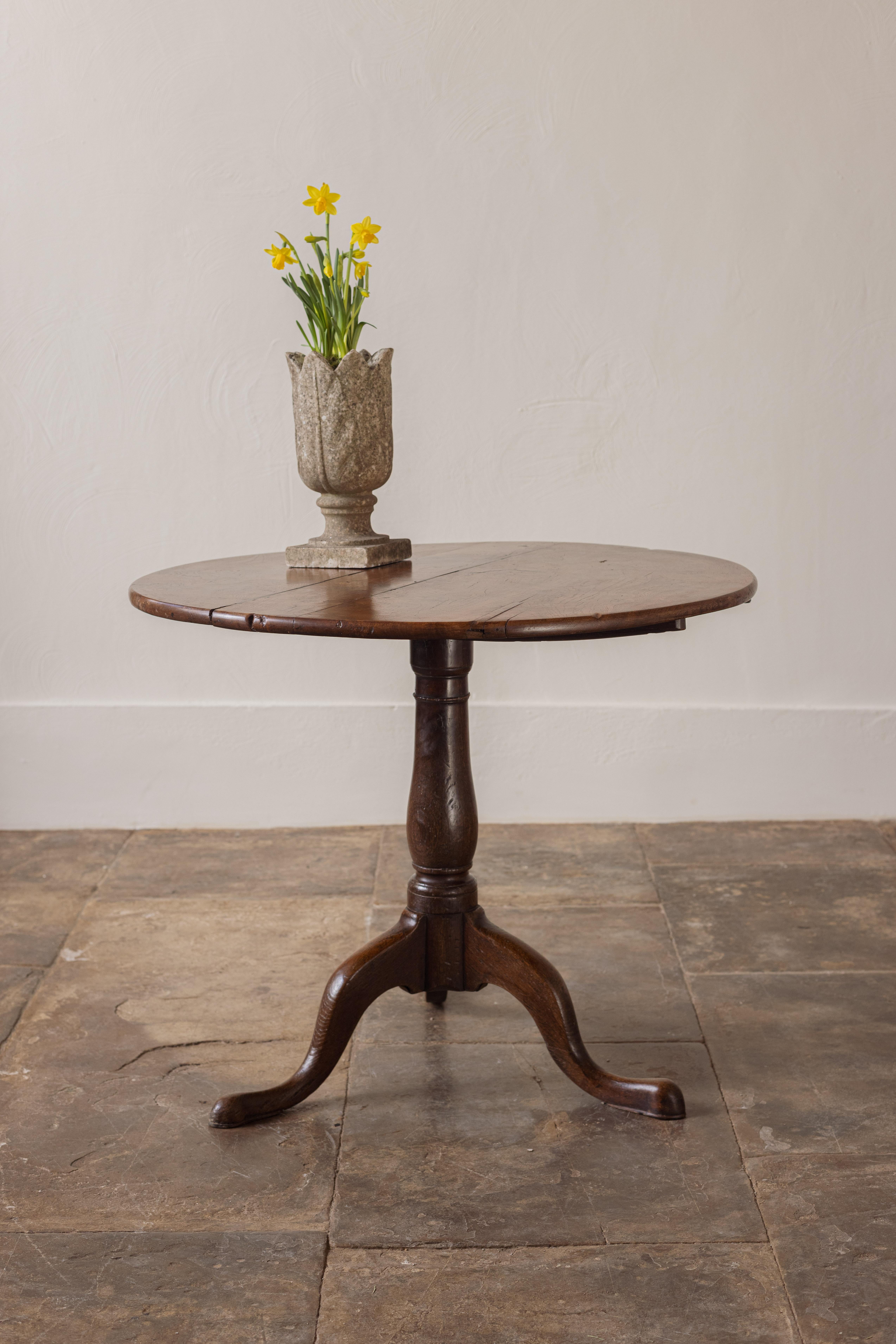 A Burr Elm Tilt Top Table For Sale 2
