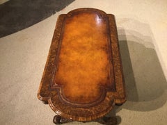 Burr Walnut Victorian Period Antique Coffee Table by Hindley & Sons of London