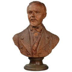 Bust in Terracotta by PH. Le Libon ‘Paris’, Dated 1876