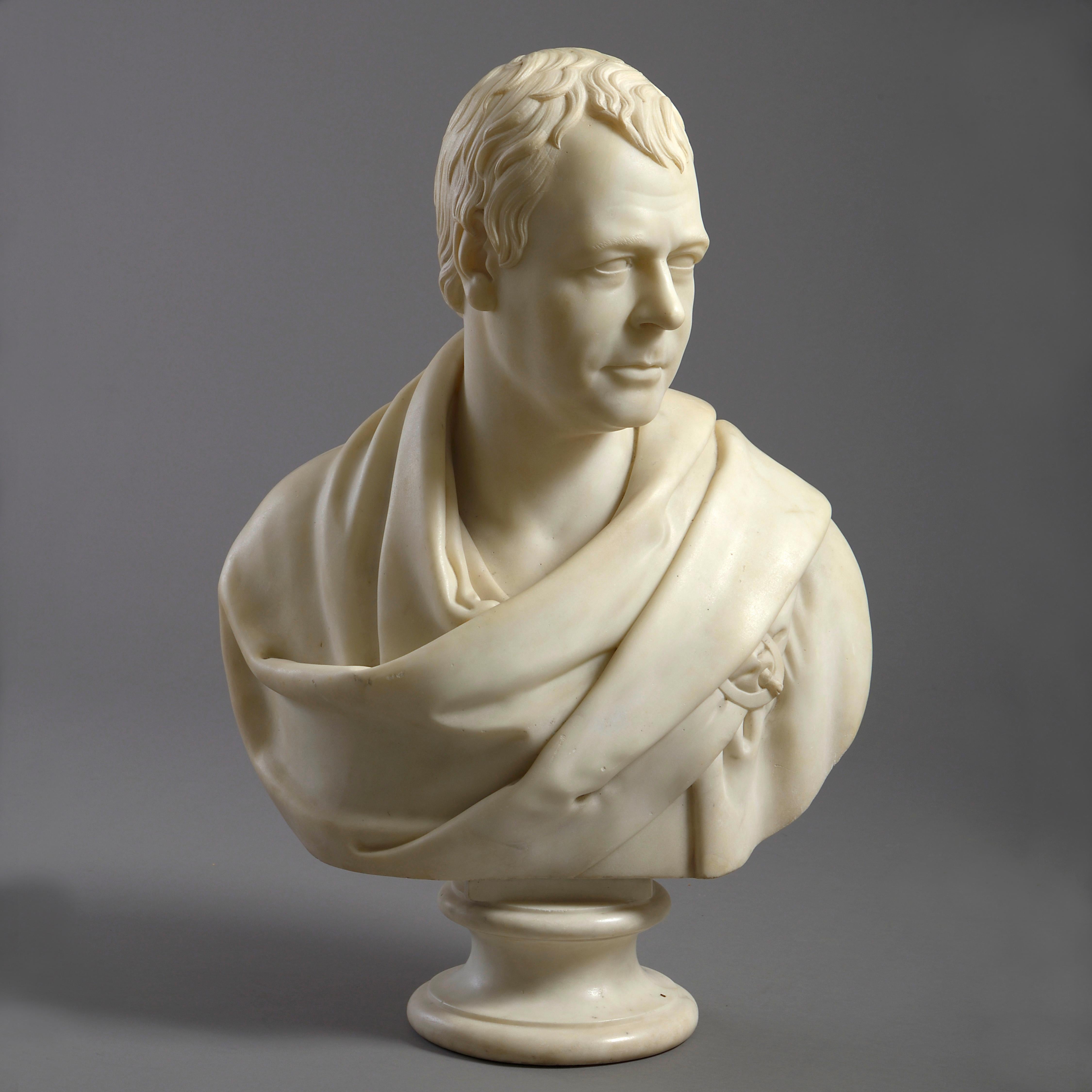 Bust of Sir Walter Scott In Good Condition For Sale In London, GB