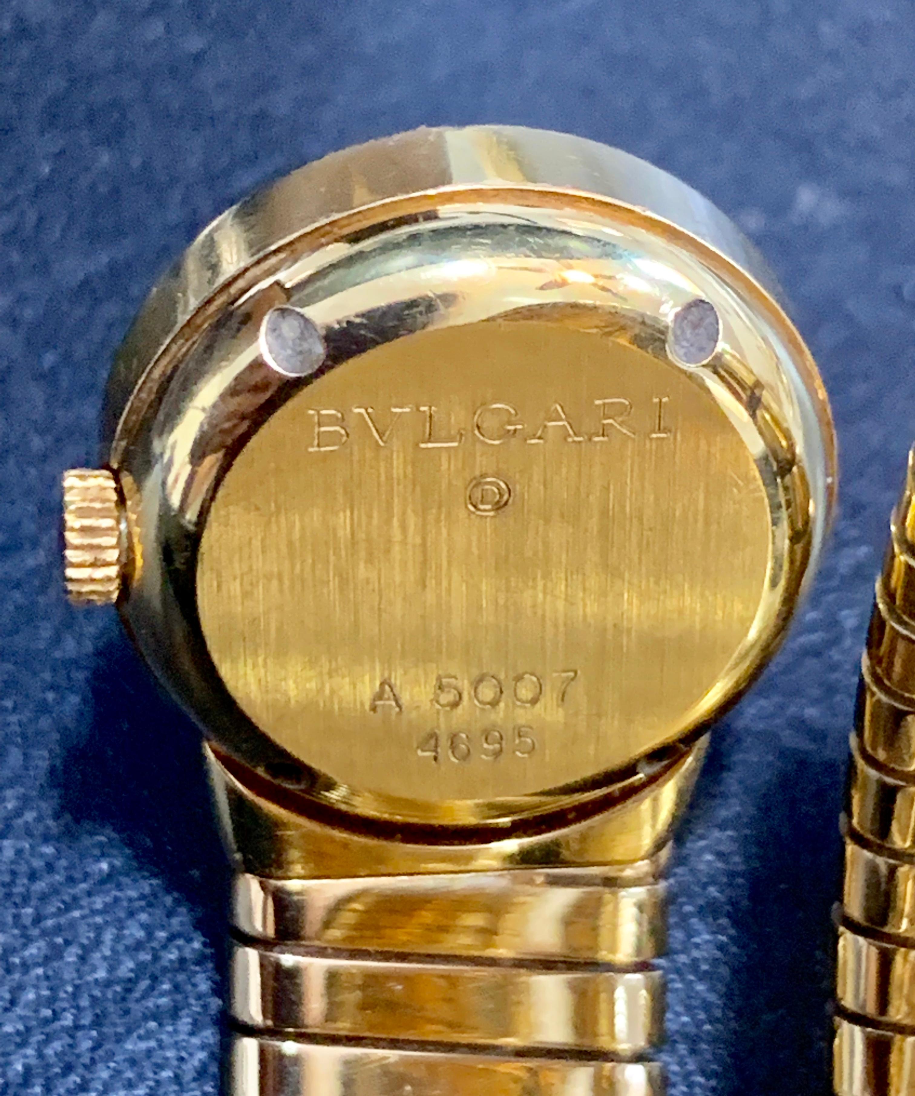 vintage snake watch