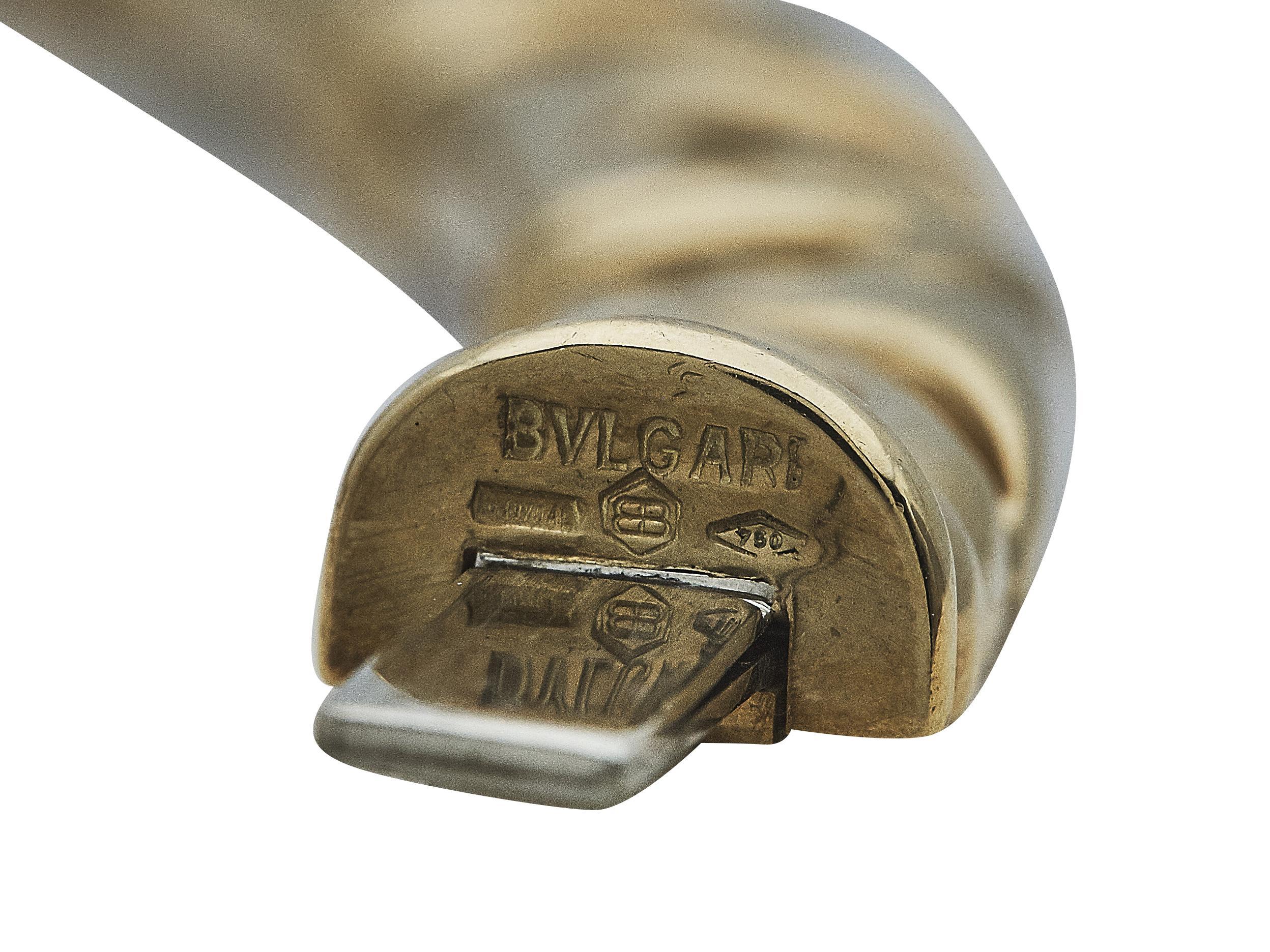 Una collana Bvlgari in oro giallo a 18 carati in vendita 1