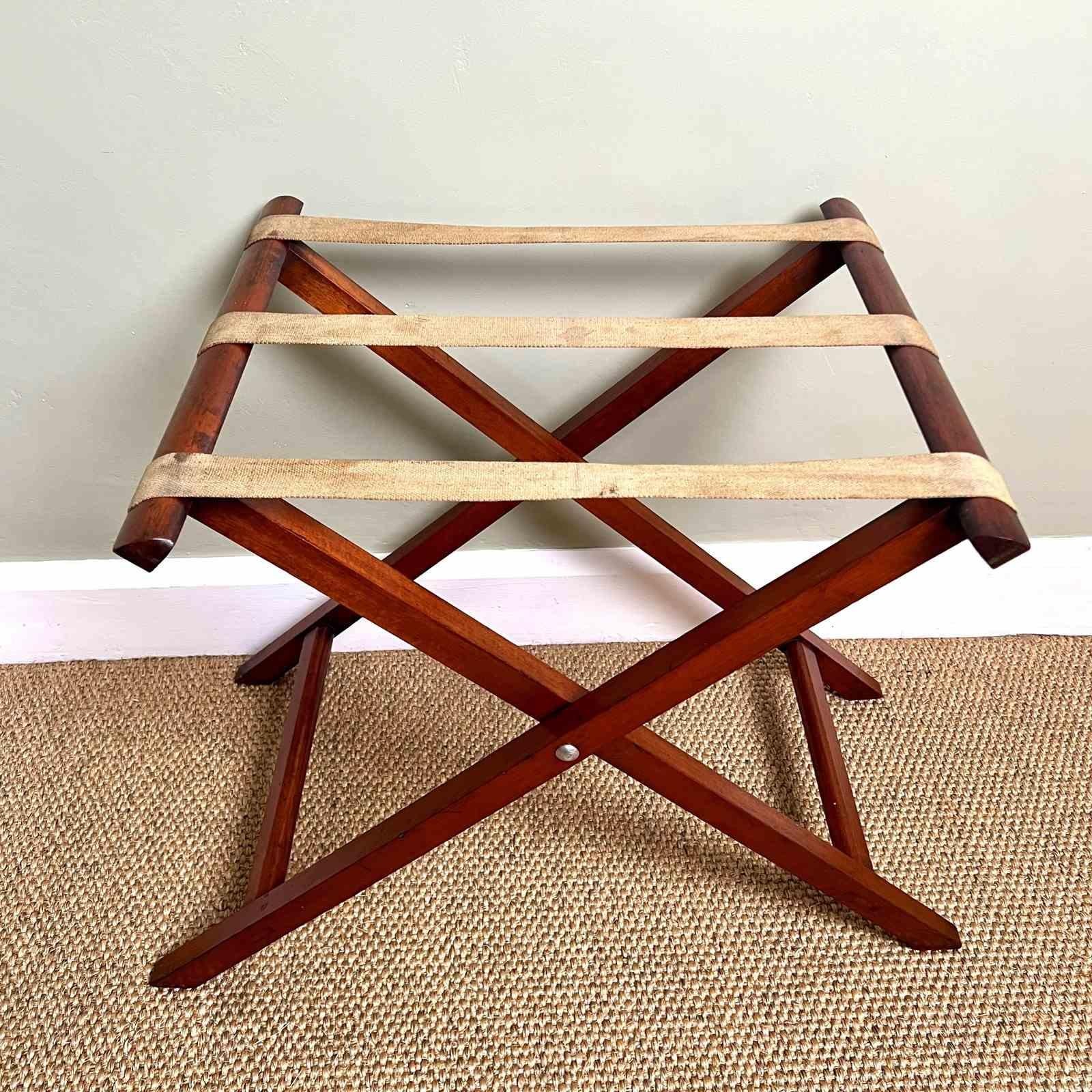 A C19th Mahogany Campaign Butlers Tray Table By Army & Navy CSL 2