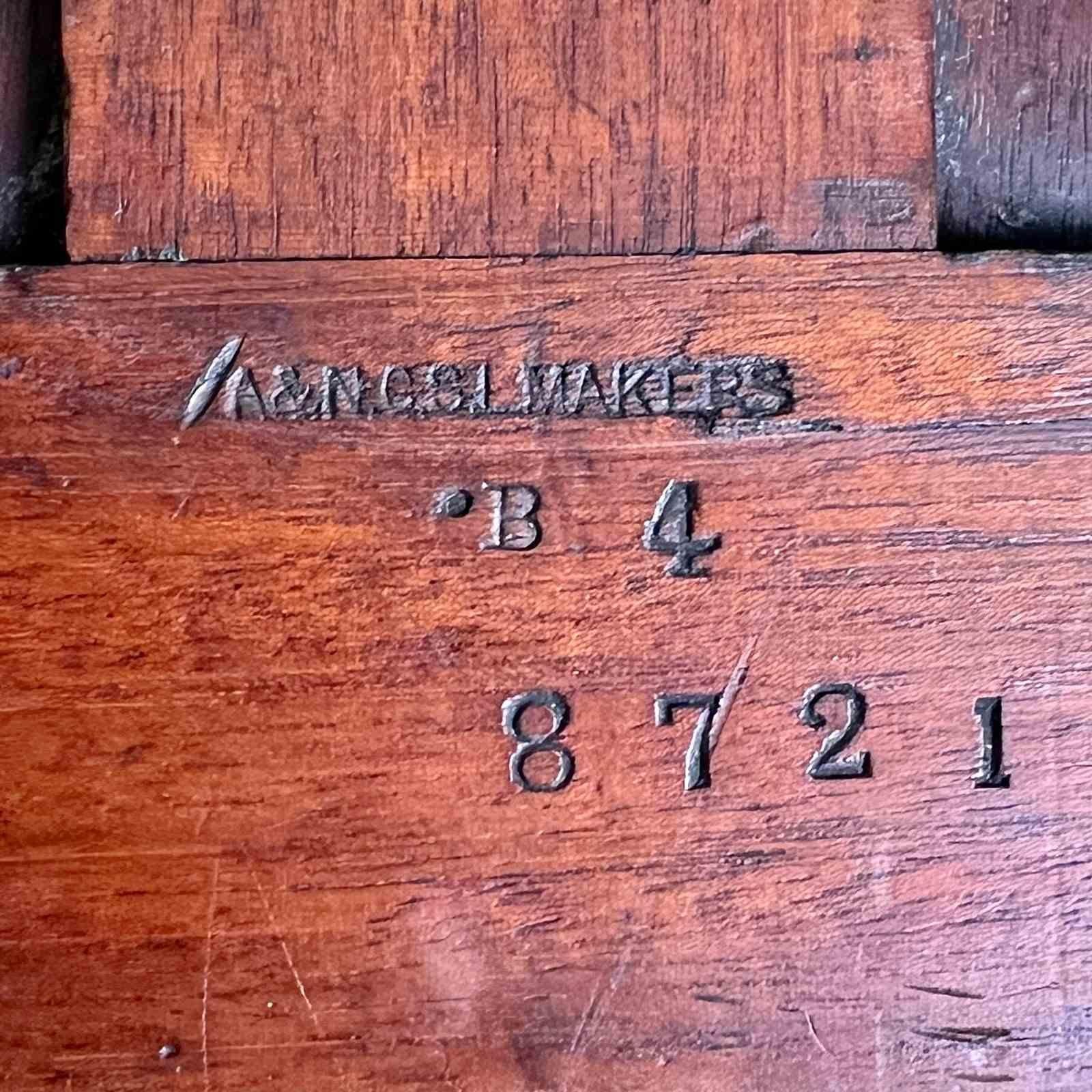 A C19th Mahogany Campaign Butlers Tray Table By Army & Navy CSL 1