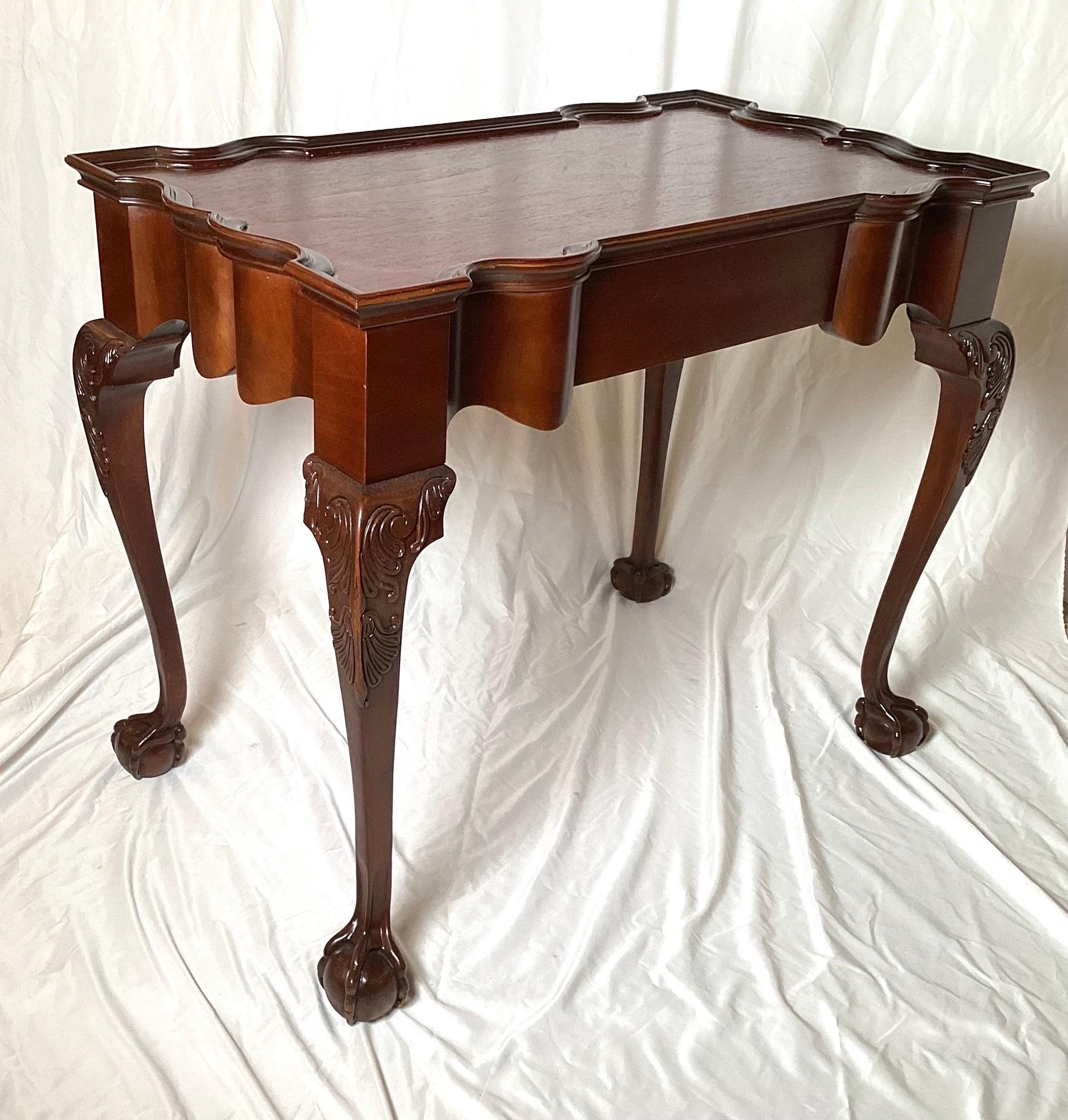 Chippendale A Cabinet Maker Mahogany Table style from the John Goddard Table  For Sale