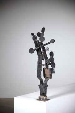 A “Cactus” Sculpture by Pierre Ledda Artist from Marseille France 1970's