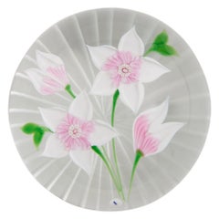 A Caithness Whitefriars Candida Allan Scott Lampwork Briefbeschwerer 1986