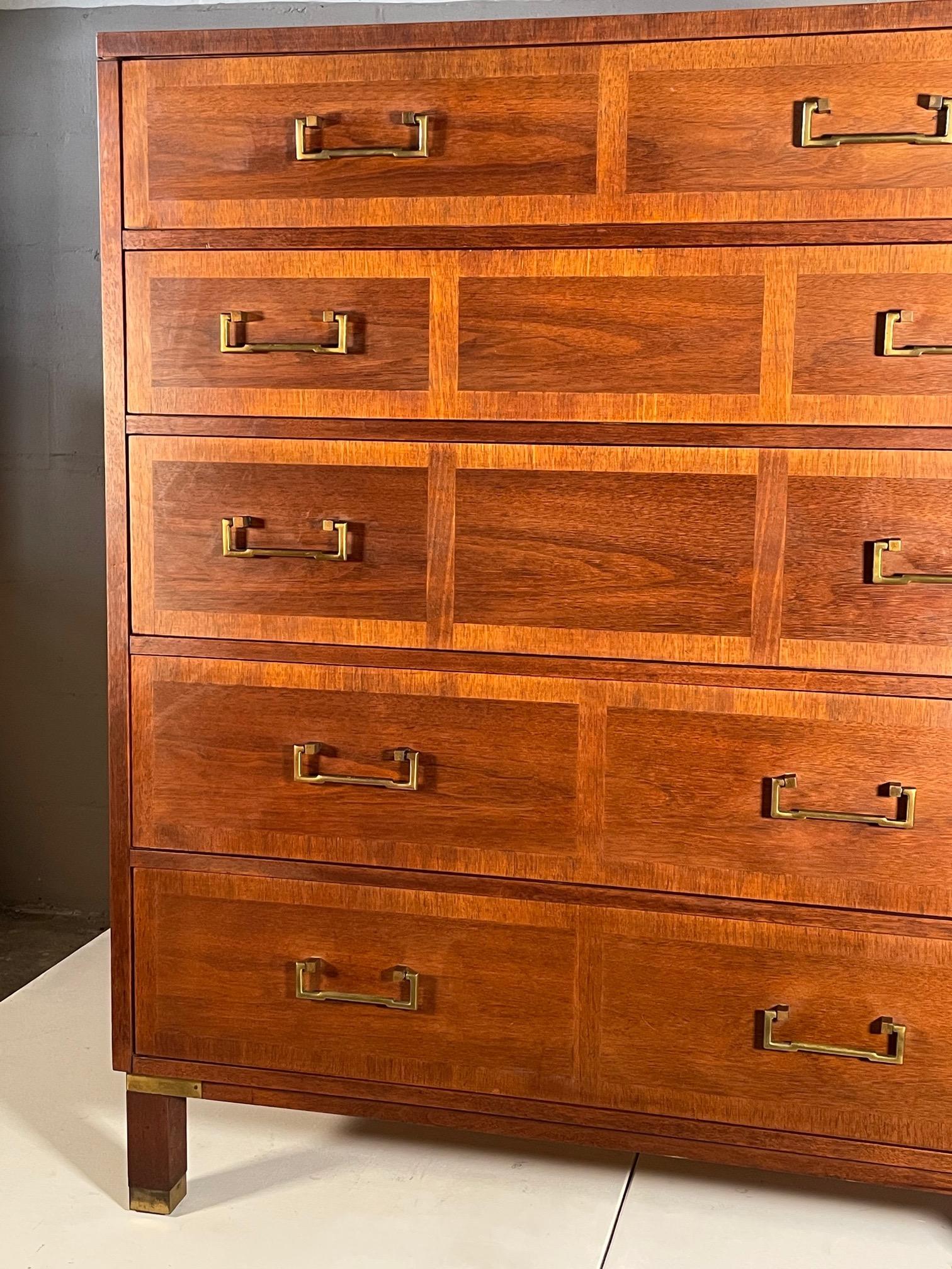 Campaign Style High Chest by Sligh Furniture 3