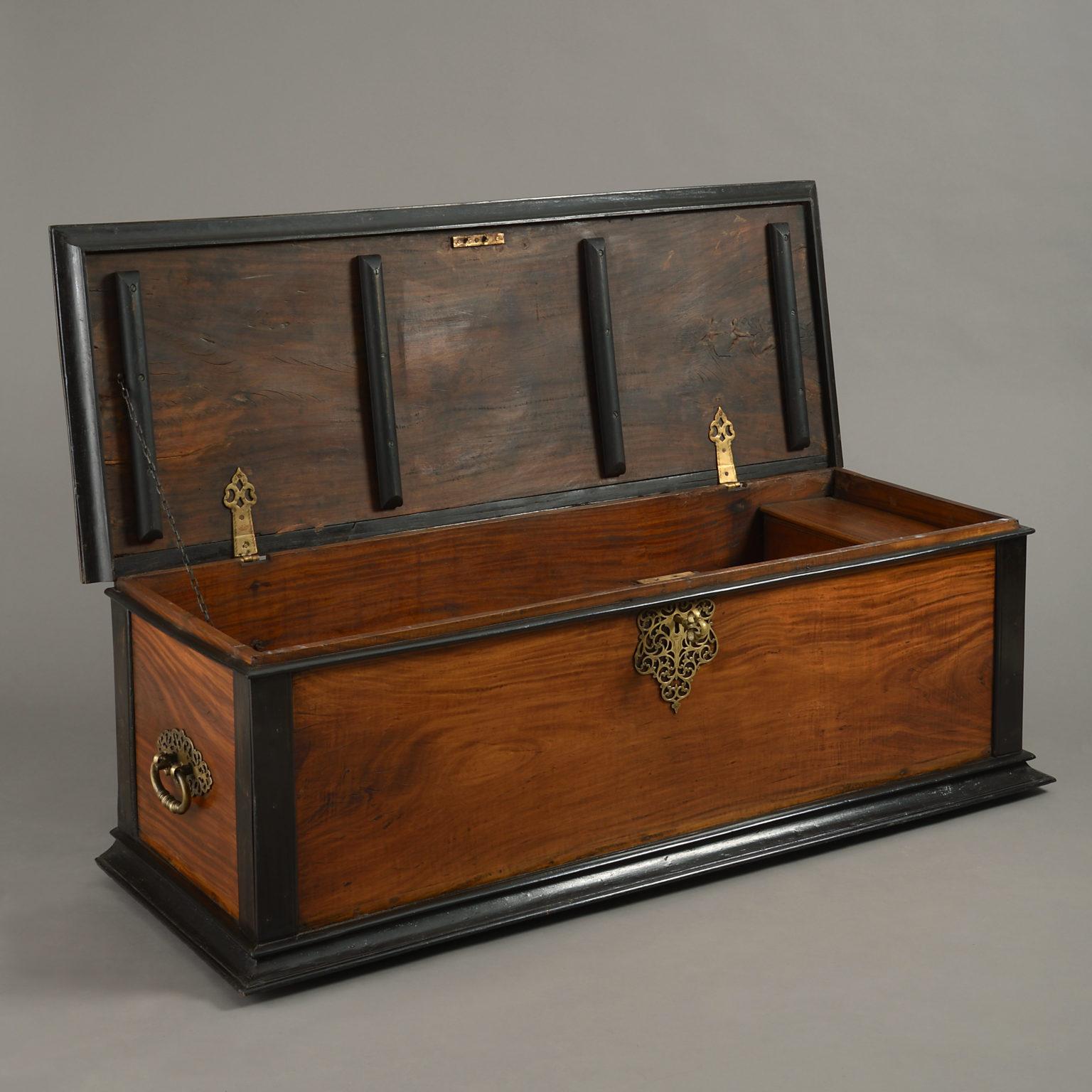 Anglo-Indian A Camphor Wood Trunk