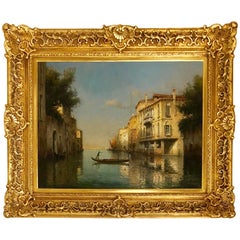 "A Canal in Venice" by Antoine Bouvard