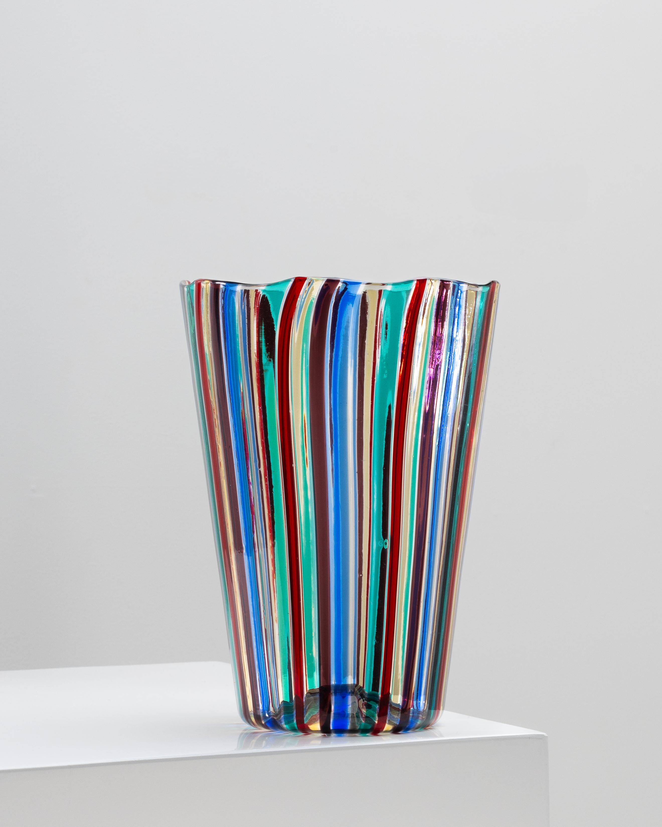 Canne Murano Glasvase von Gio Ponti, Venini Murano Italien (Glaskunst) im Angebot