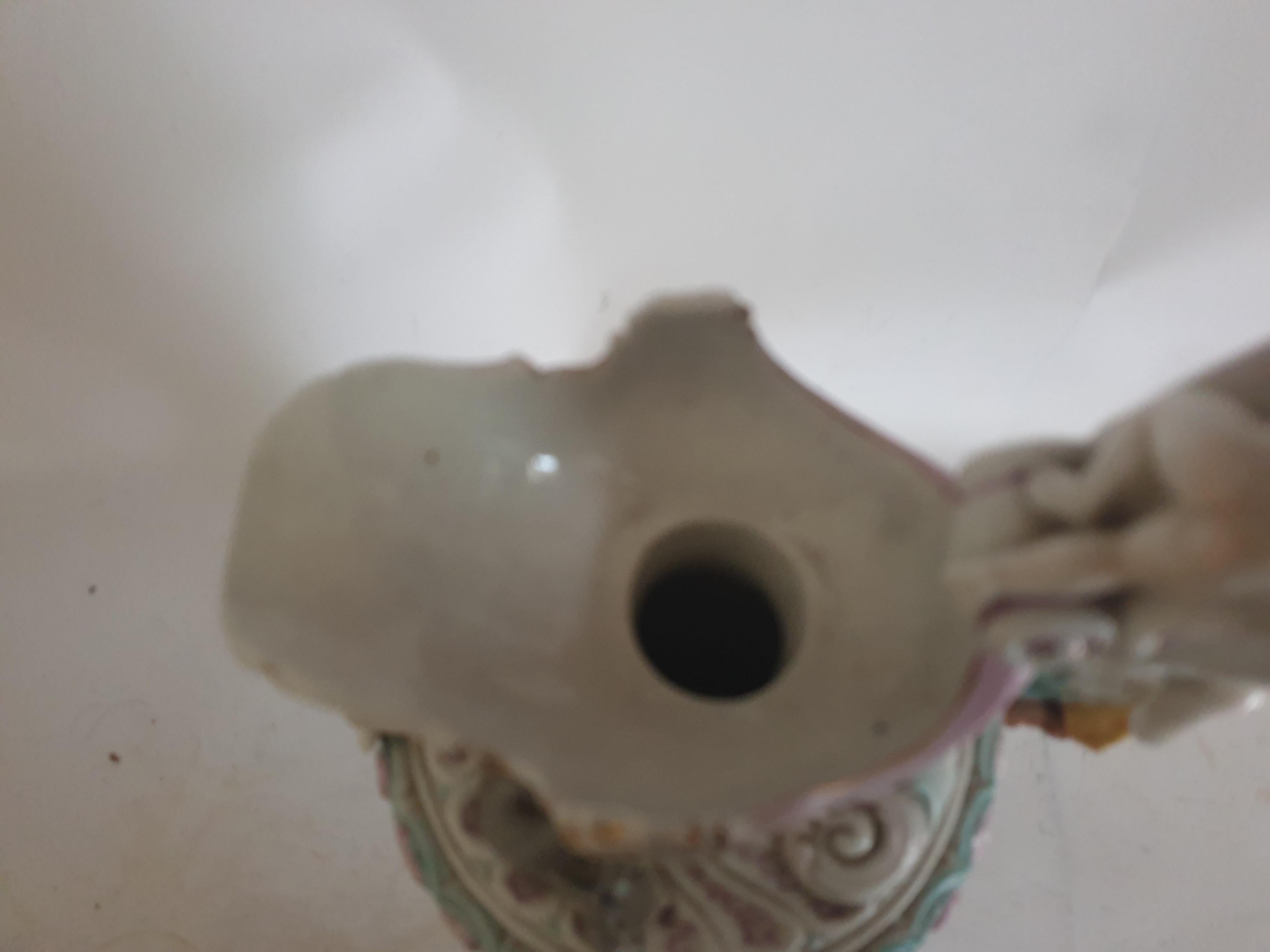 Capodimonte Figural Porcelain Ewer For Sale 3