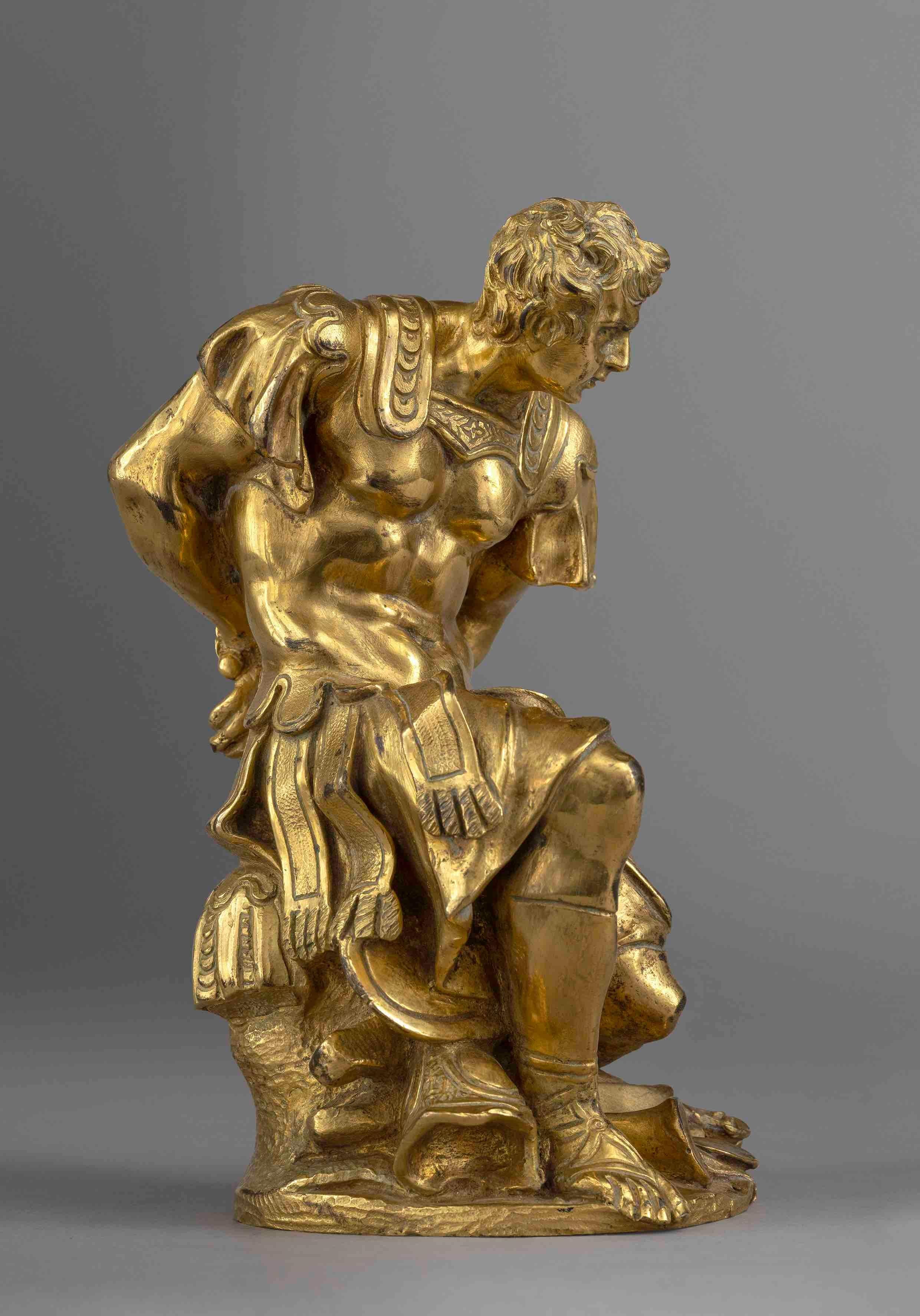 Baroque A Captive Soldier - Italie (Rome), 17th century For Sale