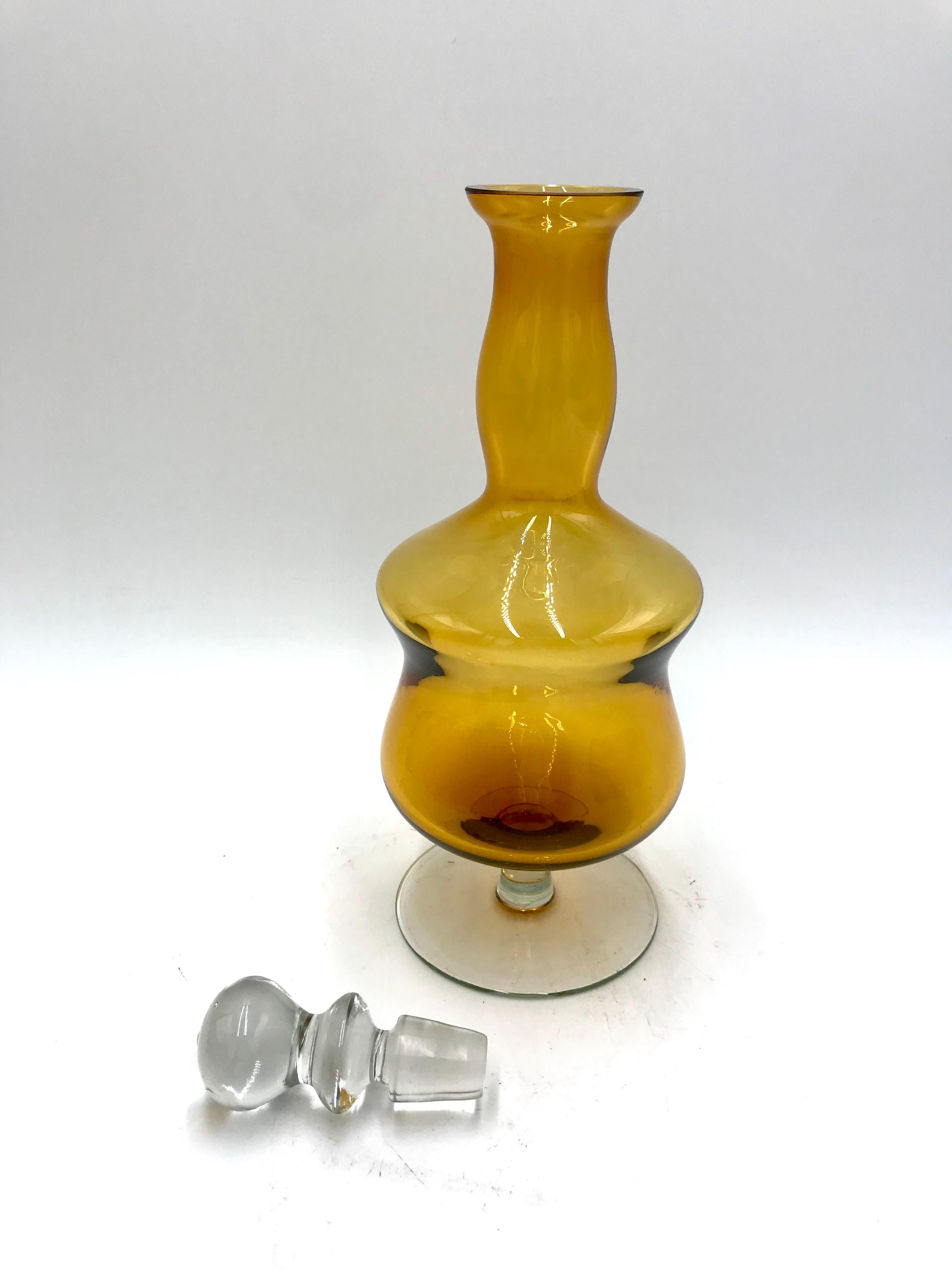 Carafe with 6 Glasses, France, 1960s In Good Condition For Sale In Chorzów, PL