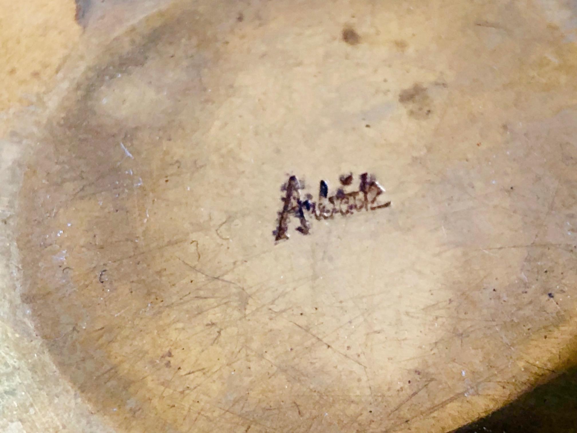 Carl Auböck Biomorphic Brass Bowl In Good Condition In St.Petersburg, FL