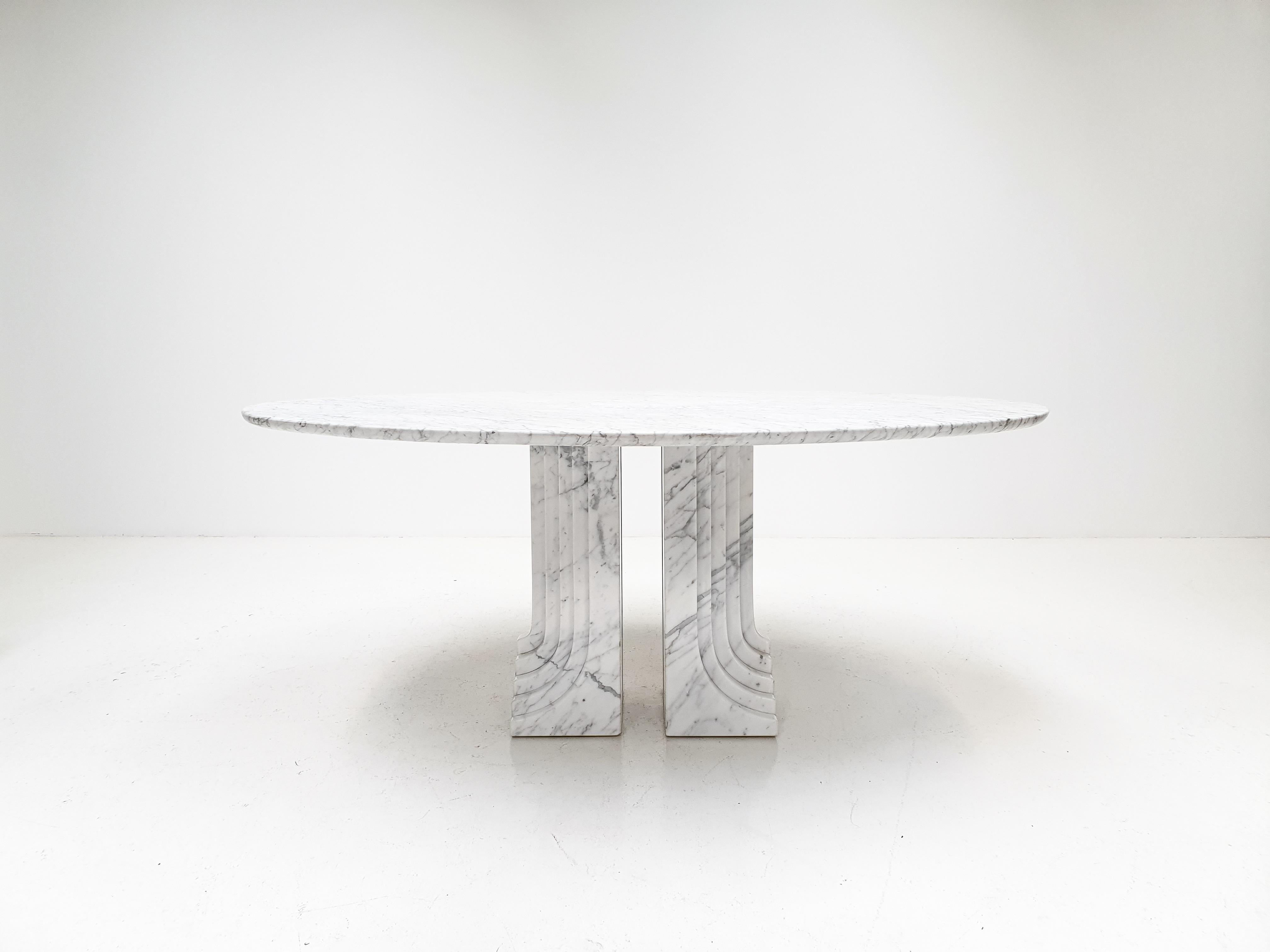 Italian Carlo Scarpa 'Samo' Table, ‘Ultrarazionale’ Collection by Simon, 1970s, Italy