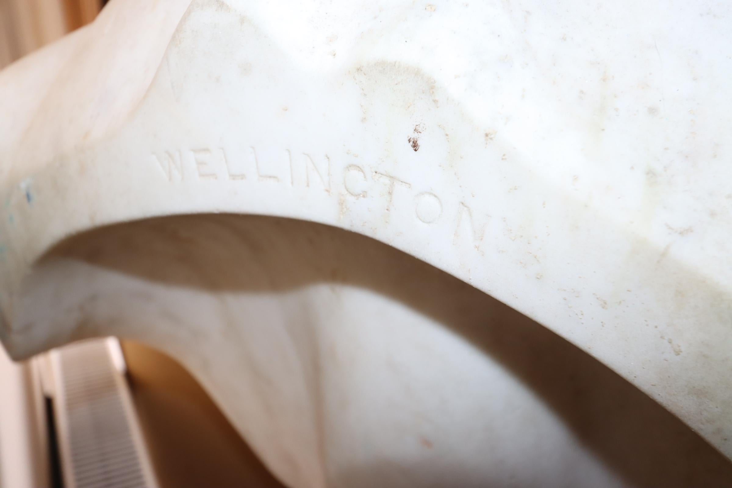 19th Century A Carrara Marble Bust of the first Duke of Wellington, Arthur Wellesley For Sale