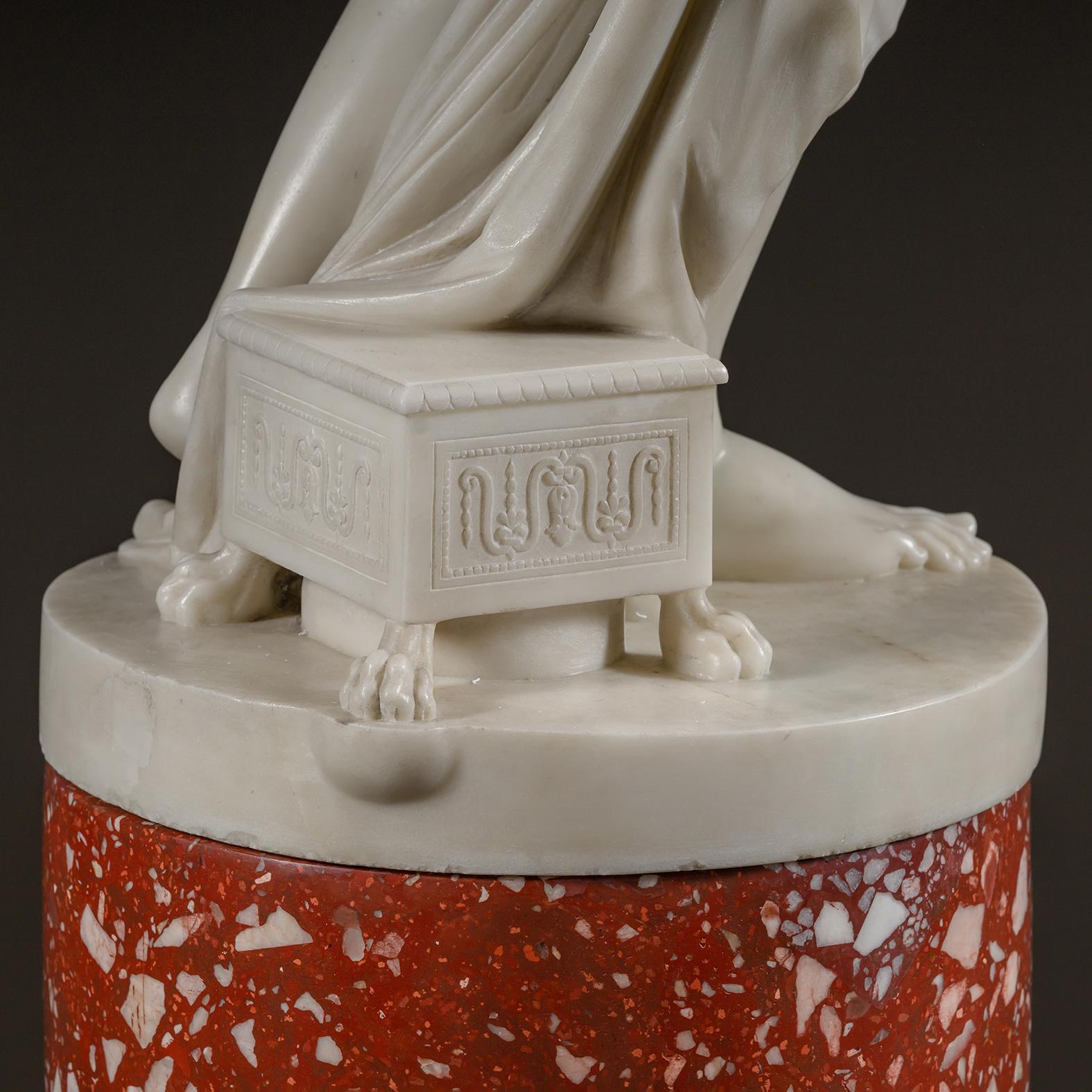 Estatua de mármol de Carrara de la 