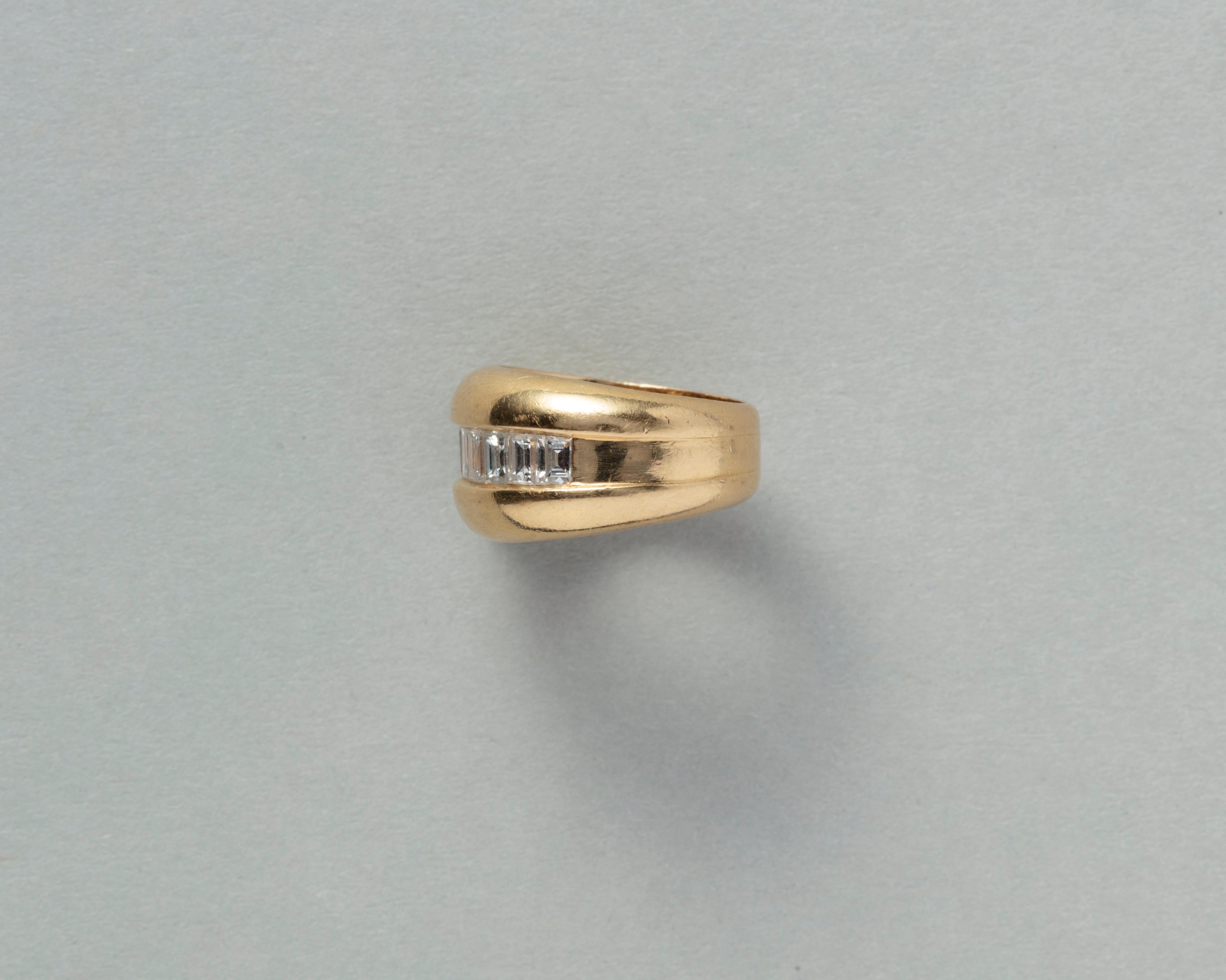 cartier baguette ring