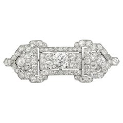 A Cartier Diamond Brooch