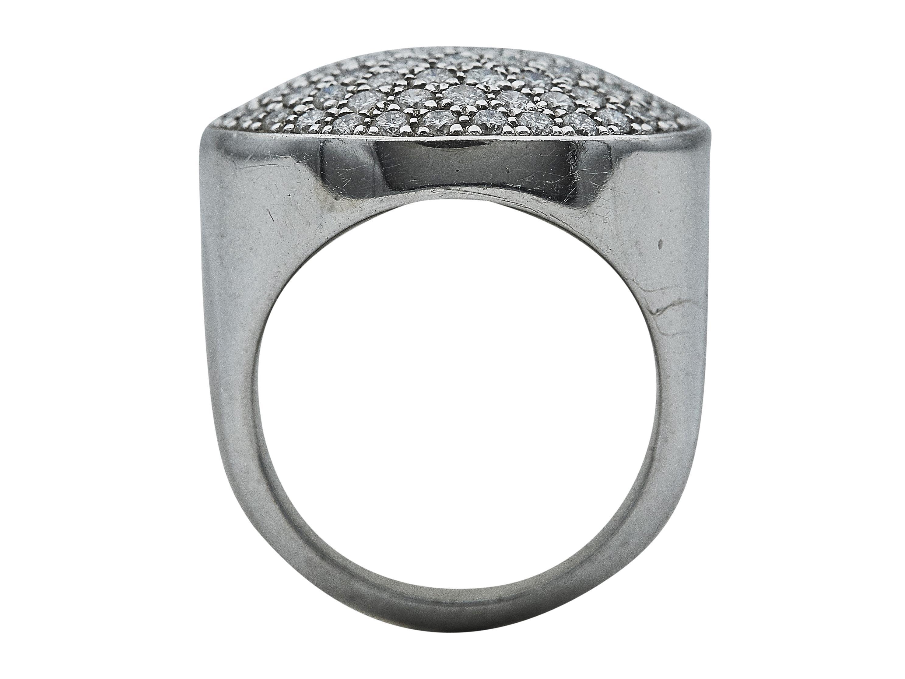 Ein Cartier Jeton Sauvage Diamantring (Rundschliff) im Angebot