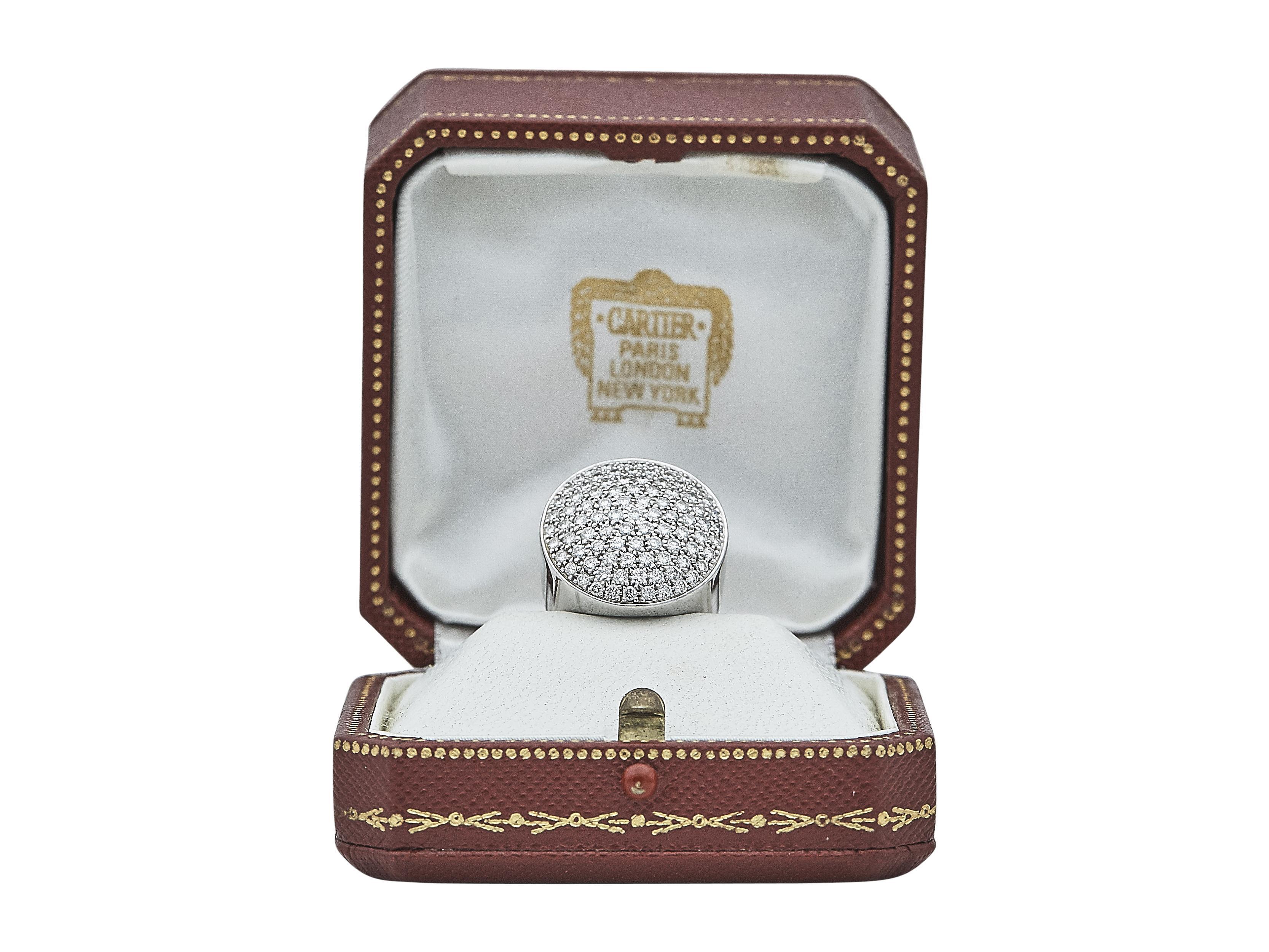 Ein Cartier Jeton Sauvage Diamantring im Zustand „Gut“ im Angebot in New York, NY