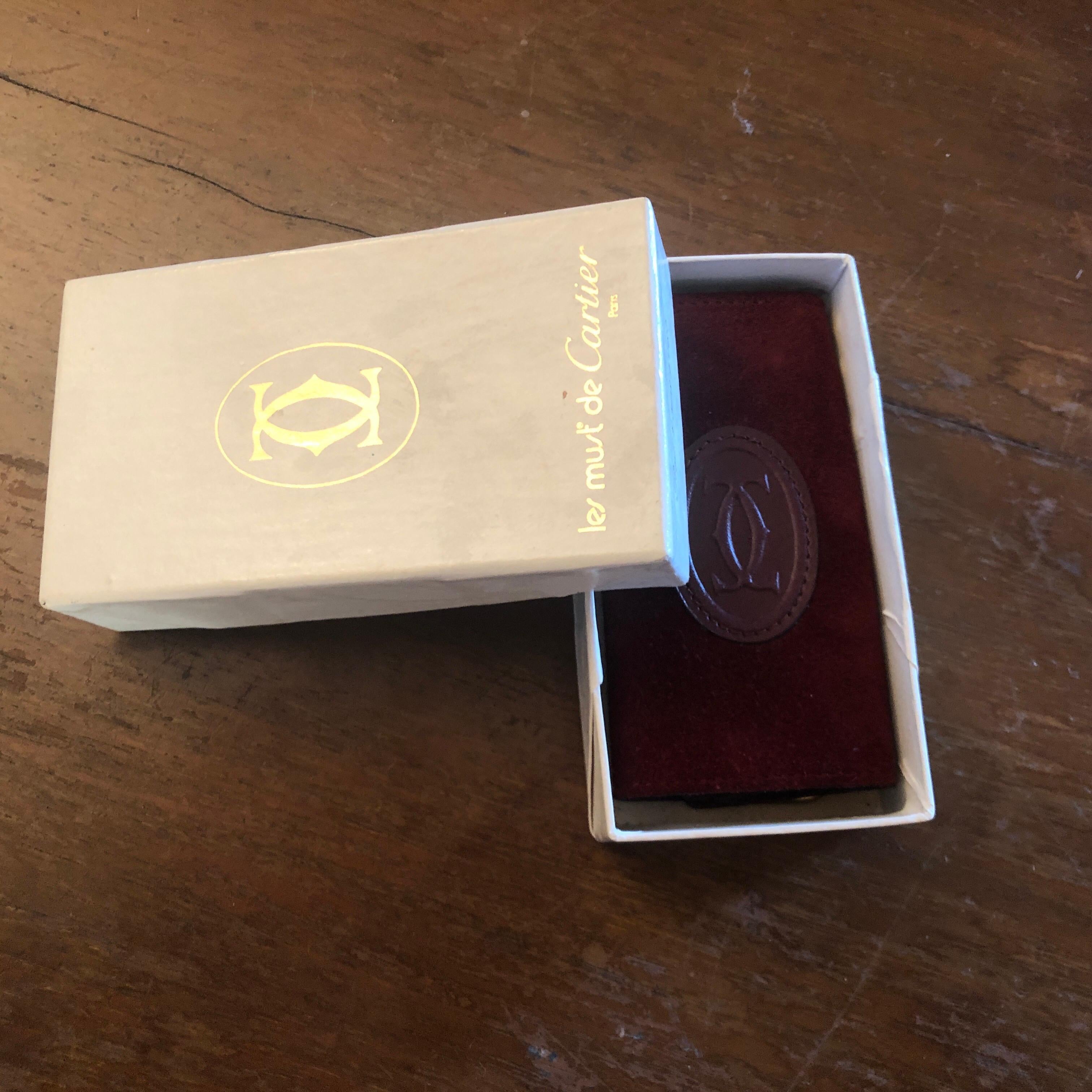 1980s Cartier Leather and Brass Vintage Key Holder 3