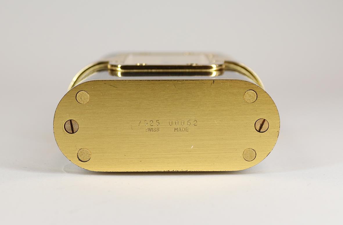 Horloge de bureau Cartier Santos en vente 2