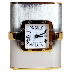 A Cartier Santos Desk Clock