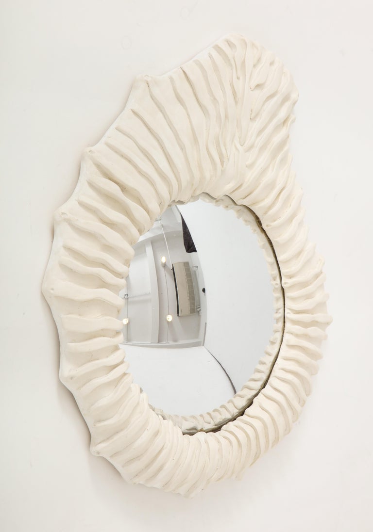 A Carved Plaster Mirror at 1stDibs