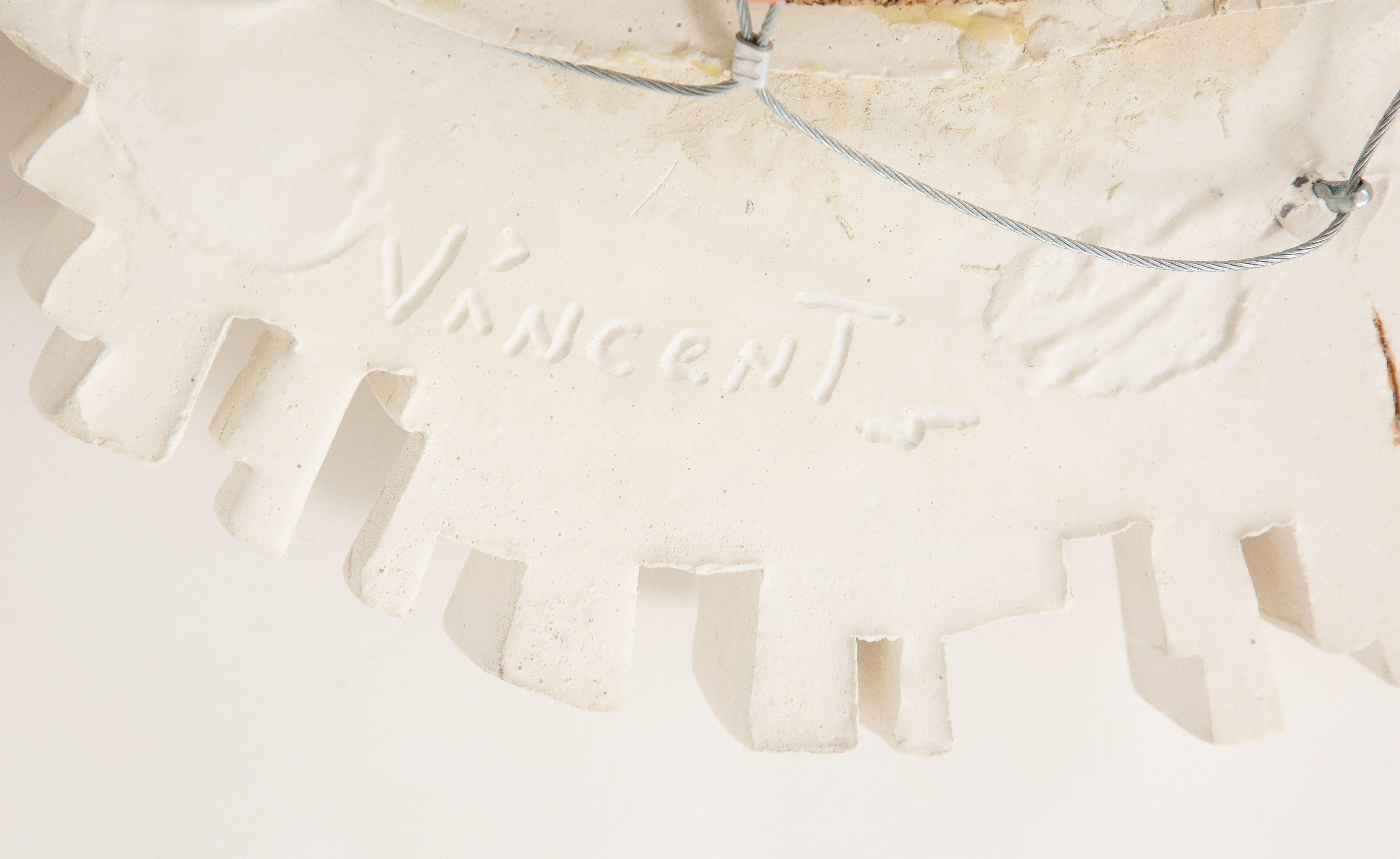 Intonaco Uno specchio in gesso intagliato in vendita