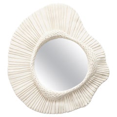 A Carved  Plaster Mirror