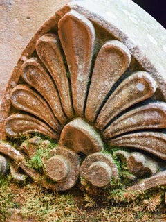 Carved Sandstone Anthemion Pediment