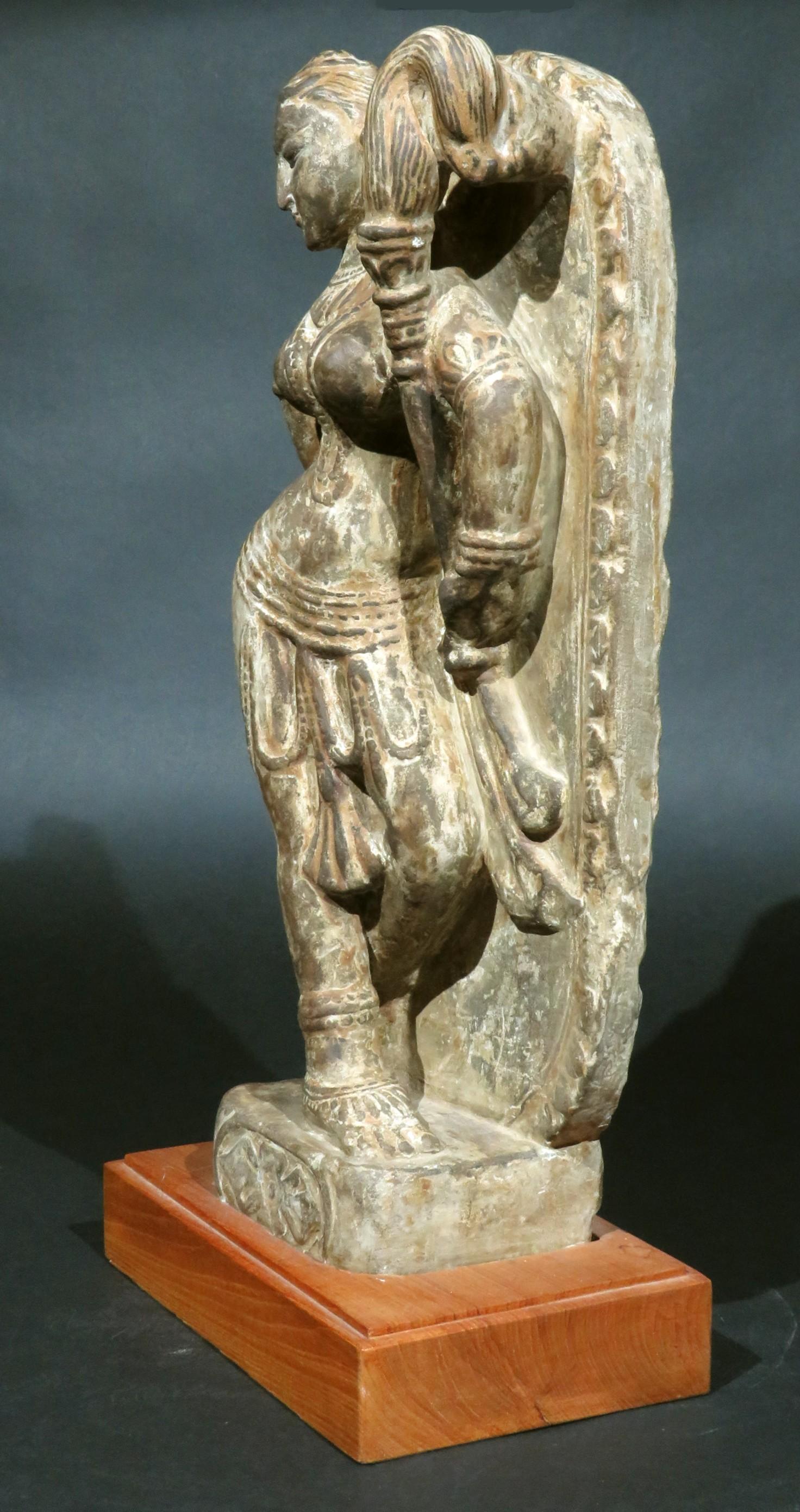 Other A Carved Schist Stele of Parvati, India 12th Century