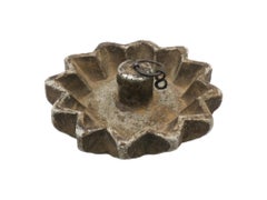 Shabbat-Lampe aus geschnitztem Stein, Jemen, um 1900