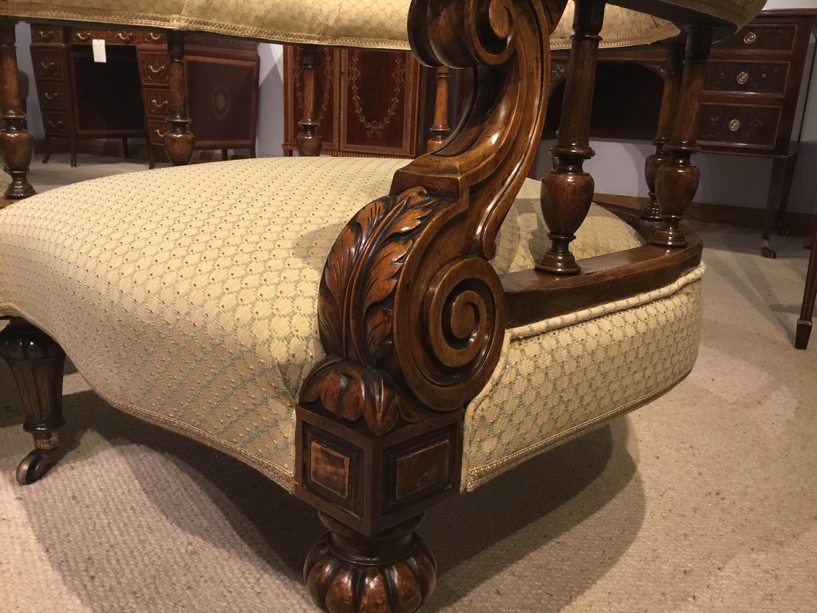 victorian conversation chair